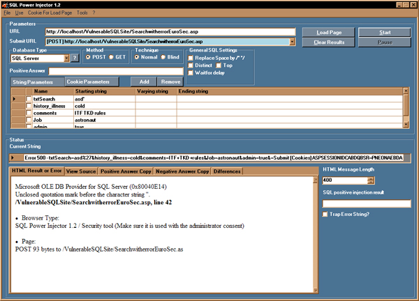 Sql Injection Tool